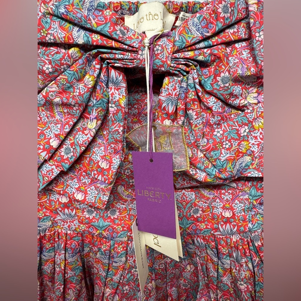 NWT Love The Label Dolcia Sleeveless Bow A-Line
Mini Dress - Picture 8 of 10